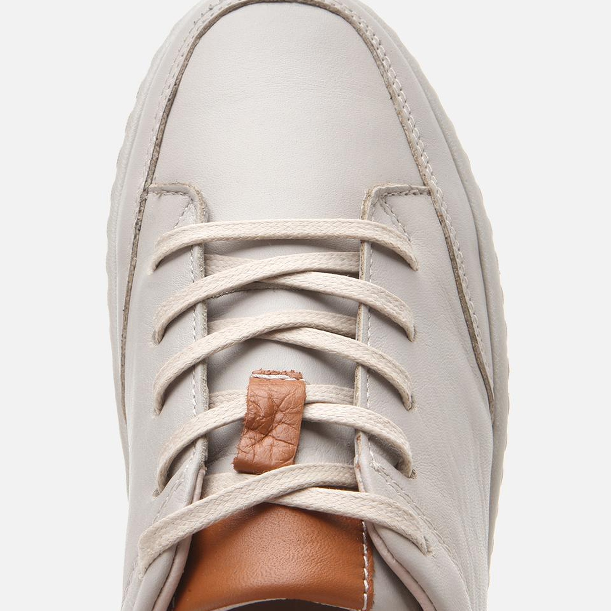 Kadın Deri Bej Comfort Spor Ayakkabı