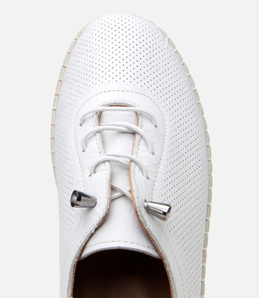  Kadın Deri Beyaz Comfort Ayakkabı