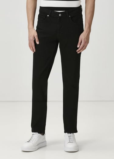  Beymen Club Erkek Slim Fit Siyah Jean Pantolon