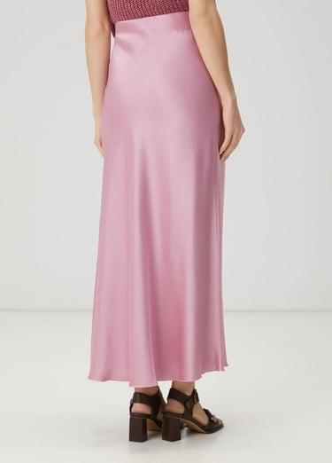  Beymen Club Kadın Pembe Maksi Saten Etek