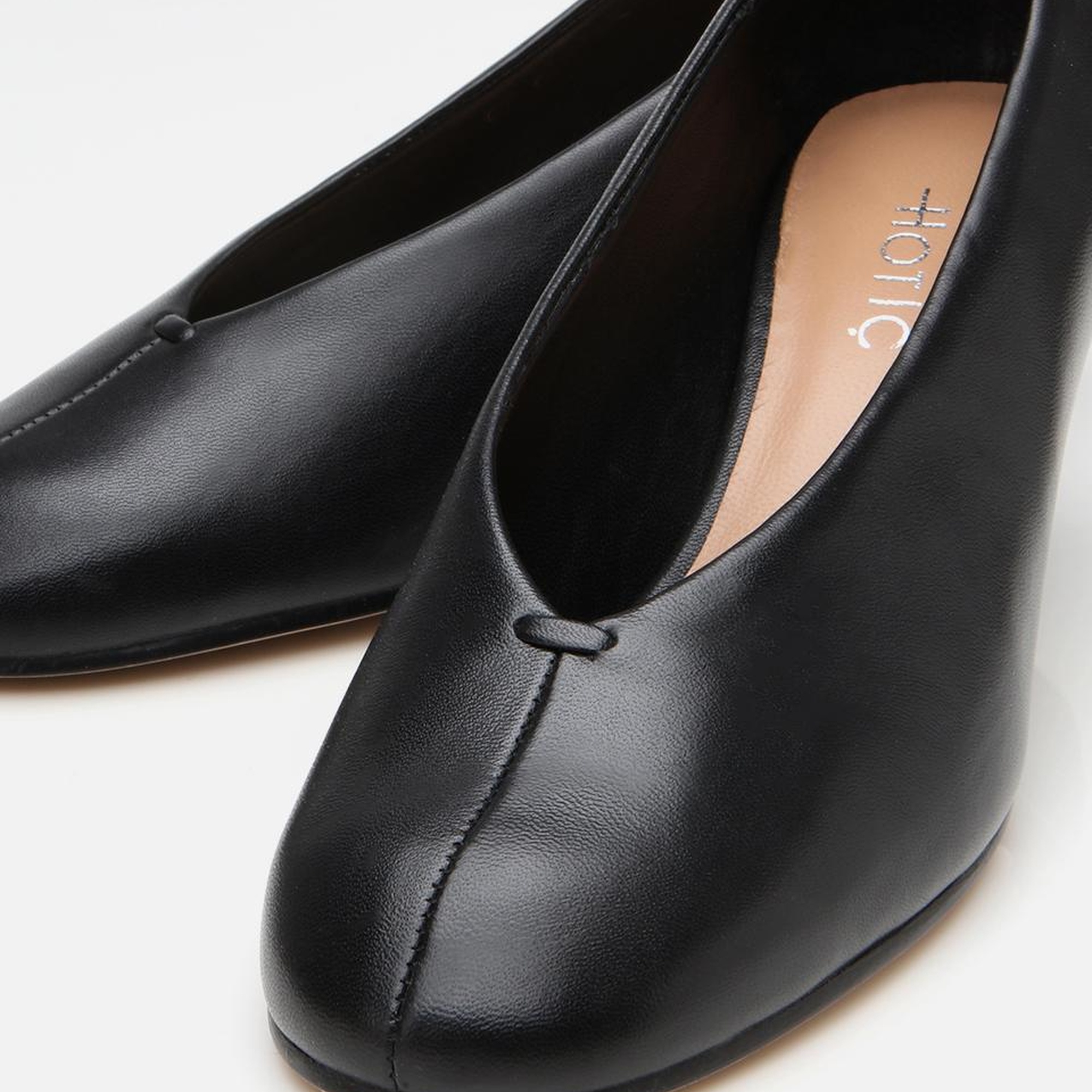 Kadın Deri Siyah İnce Topuklu Ayakkabı