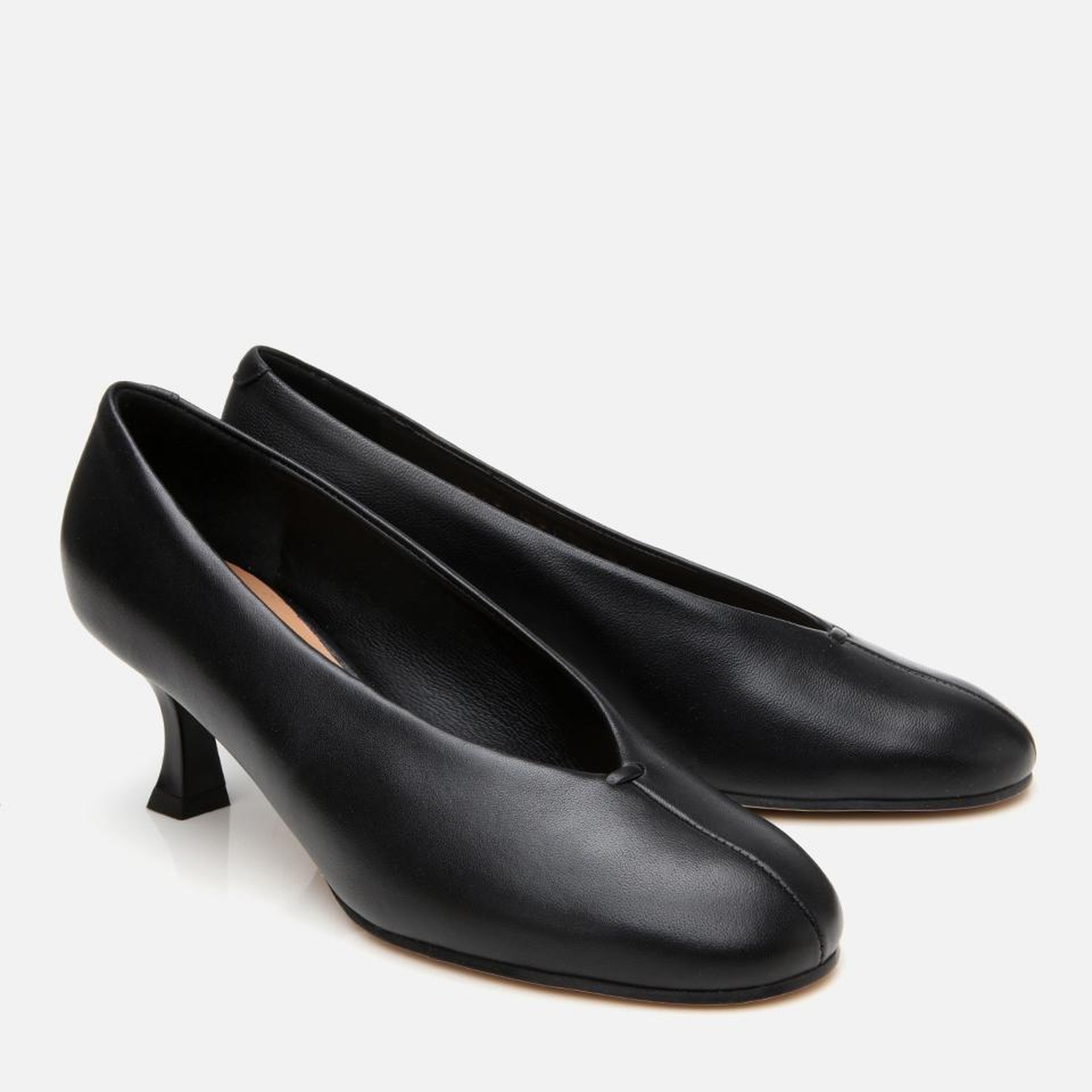 Kadın Deri Siyah İnce Topuklu Ayakkabı