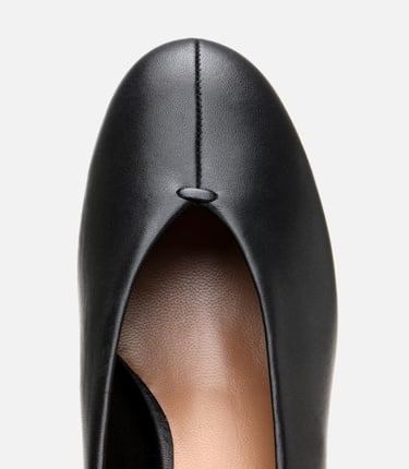  Kadın Deri Siyah İnce Topuklu Ayakkabı