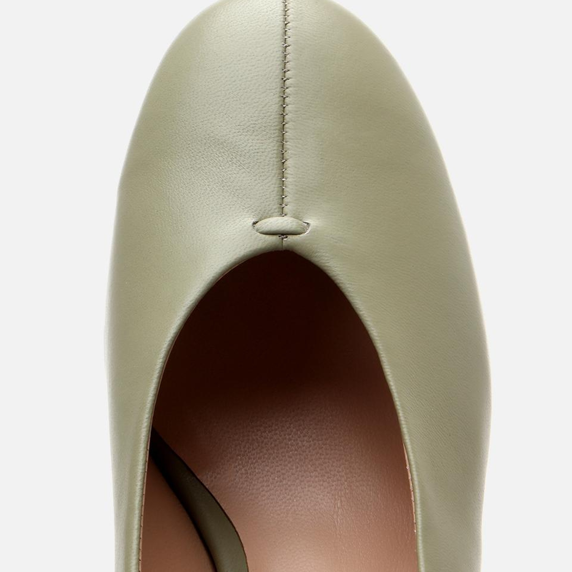 Kadın Deri Yeşil İnce Topuklu Ayakkabı