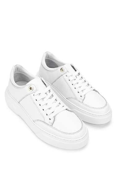  Tamer Tanca Kadın Hakiki Deri Beyaz Sneakers & Spor Ayakkabı