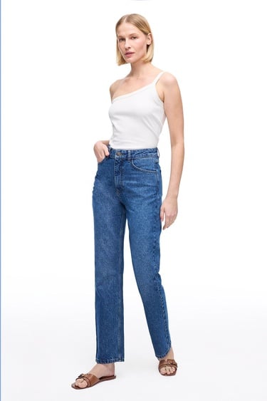  Mavi Denim Slim Fit Yüksek Bel Denim