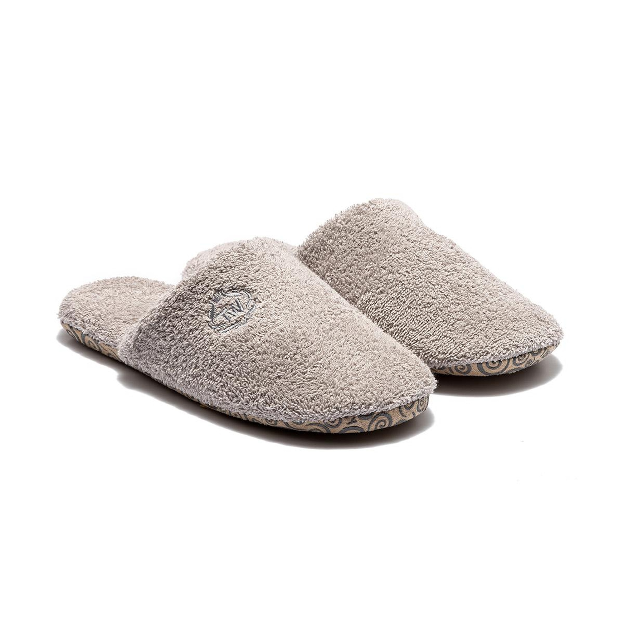 Havlu Kumaş Erkek Banyo Terliği Gri 41/46