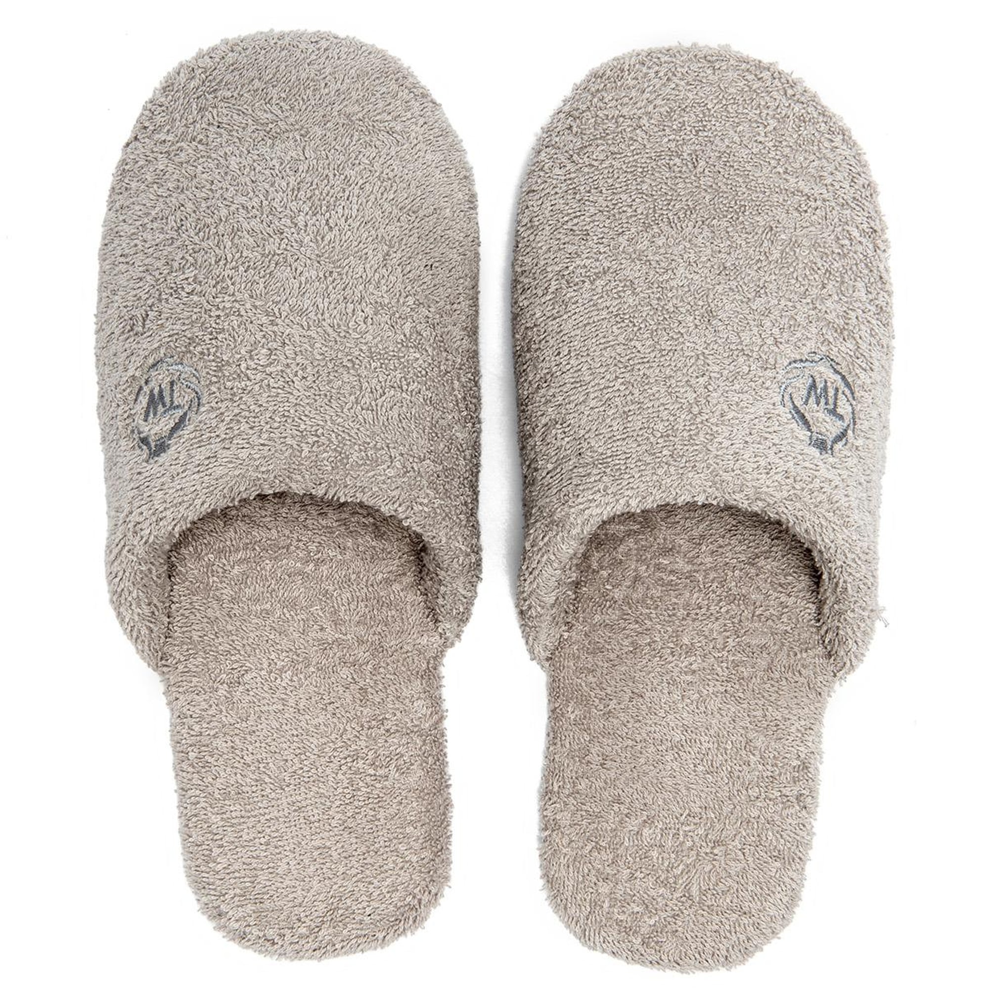 Havlu Kumaş Erkek Banyo Terliği Gri 41/46