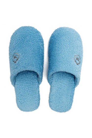  Havlu Kumaş Kadın, Garson Boy Banyo Terliği Mavi 36/41