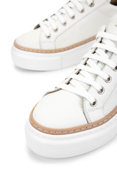  Tamer Tanca Kadın Hakiki Deri Beyaz Sneakers & Spor Ayakkabı