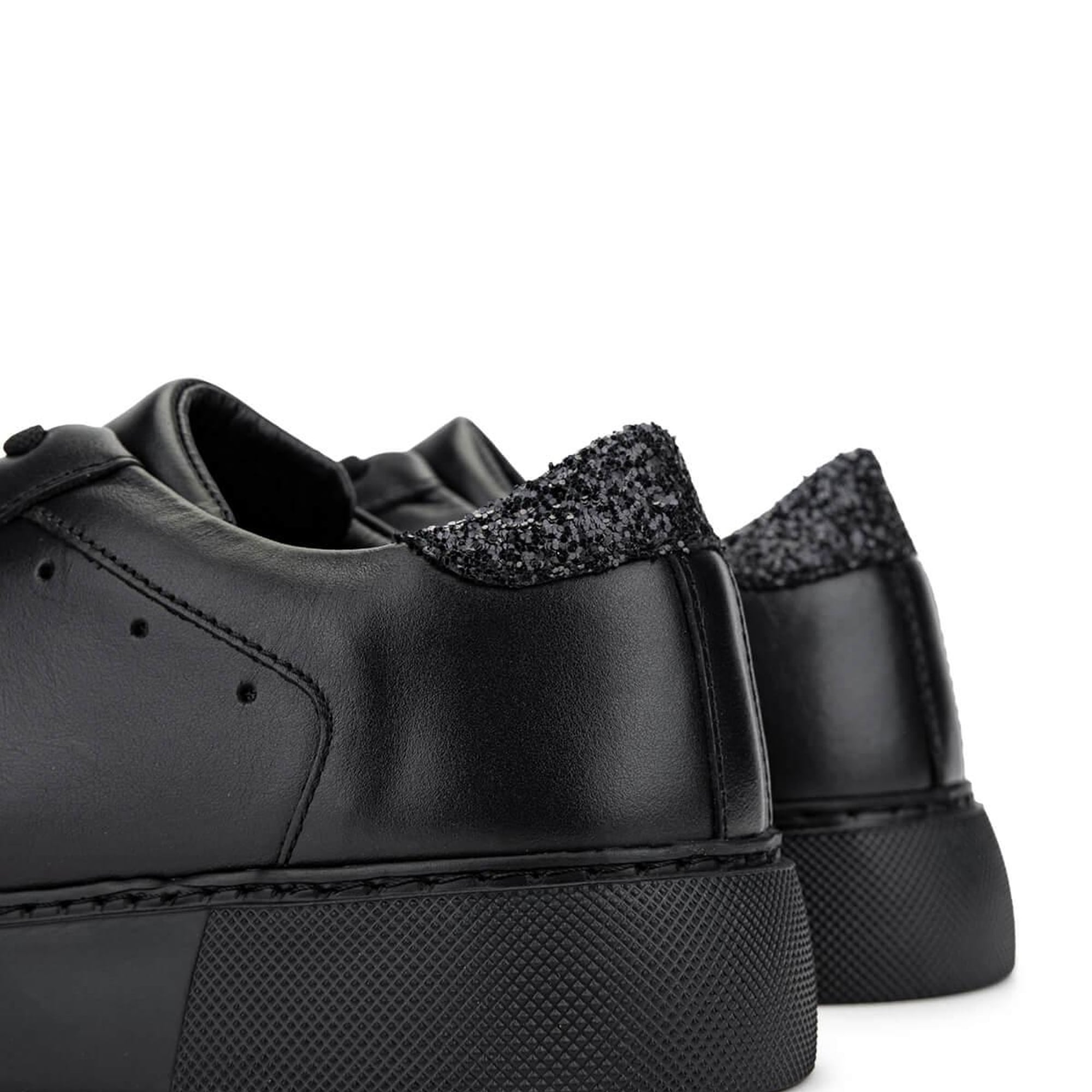 Tamer Tanca Kadın Deri/Tekstil Siyah Sneakers & Spor Ayakkabı