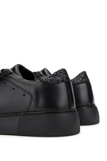  Tamer Tanca Kadın Deri/Tekstil Siyah Sneakers & Spor Ayakkabı