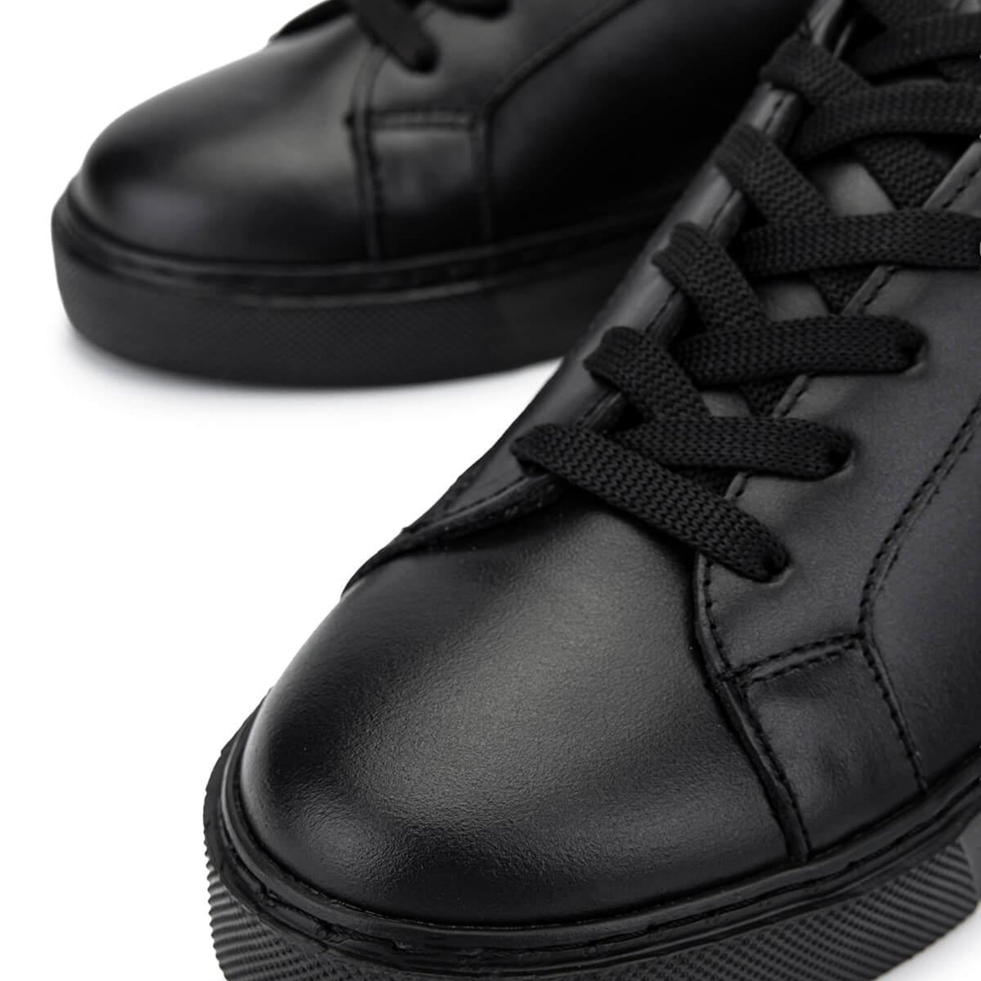 Tamer Tanca Kadın Deri/Tekstil Siyah Sneakers & Spor Ayakkabı