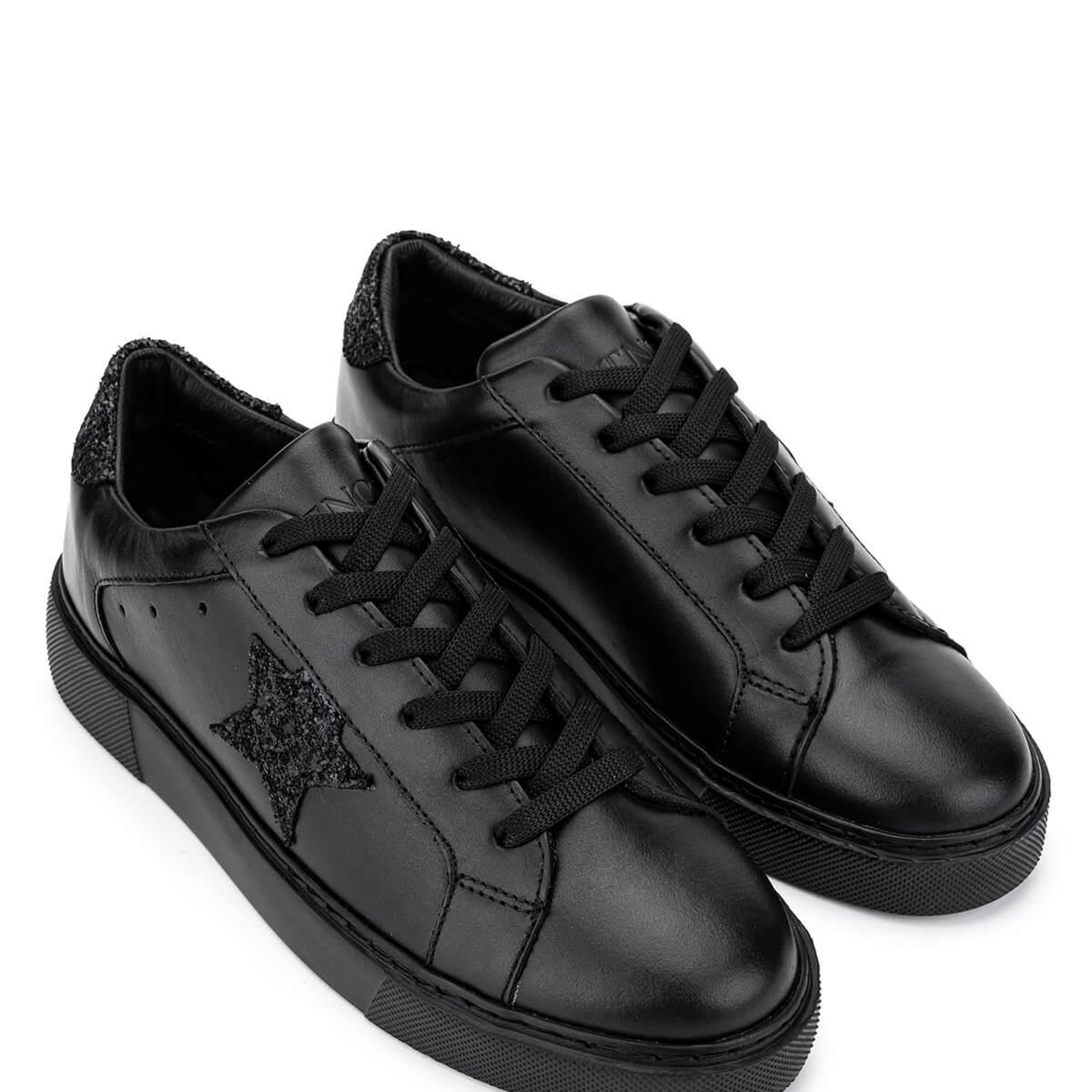 Tamer Tanca Kadın Deri/Tekstil Siyah Sneakers & Spor Ayakkabı