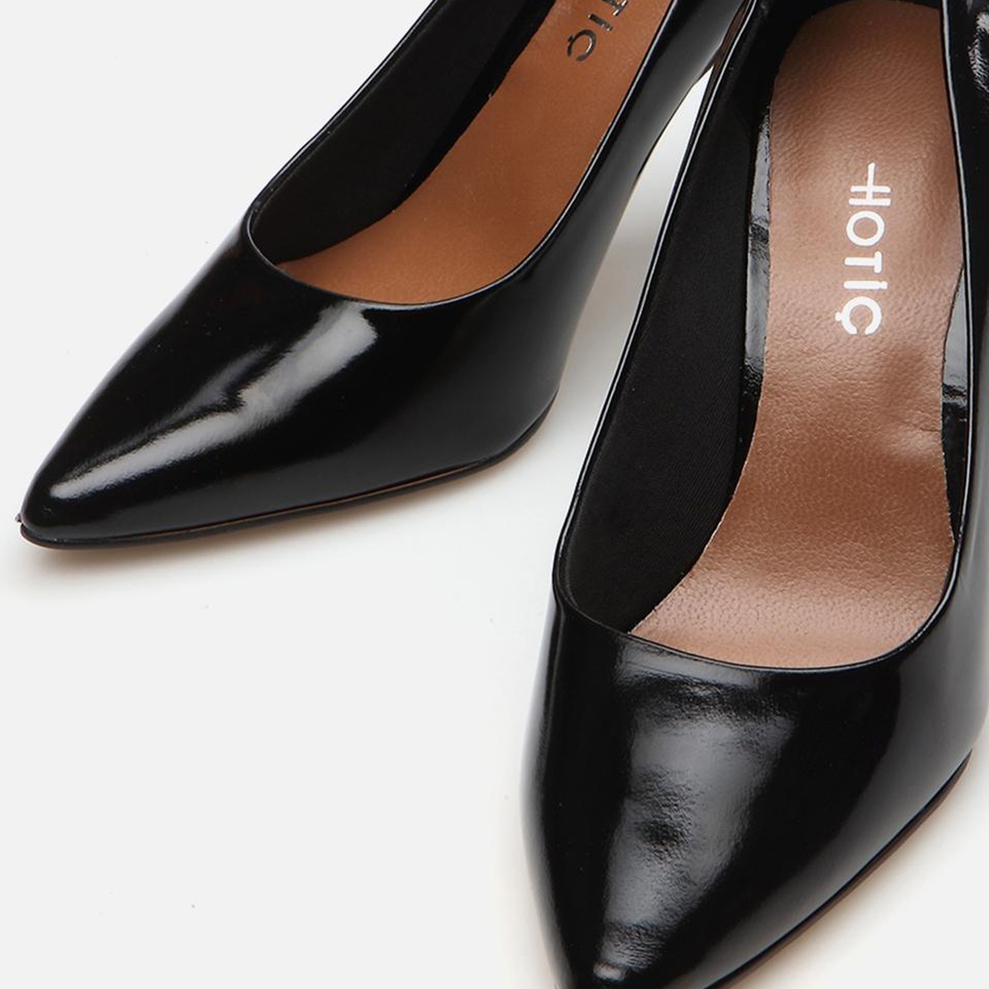 Kadın Deri Siyah Stiletto