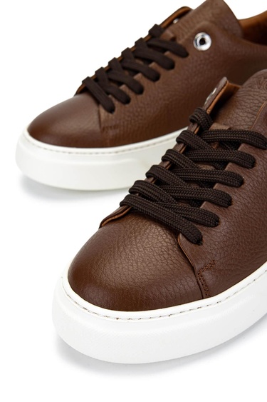  Tamer Tanca Kadın Hakiki Deri Taba Sneakers & Spor Ayakkabı