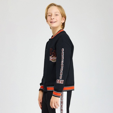  Skechers B 2Xi-Lock Bomber Çocuk Siyah Ceket