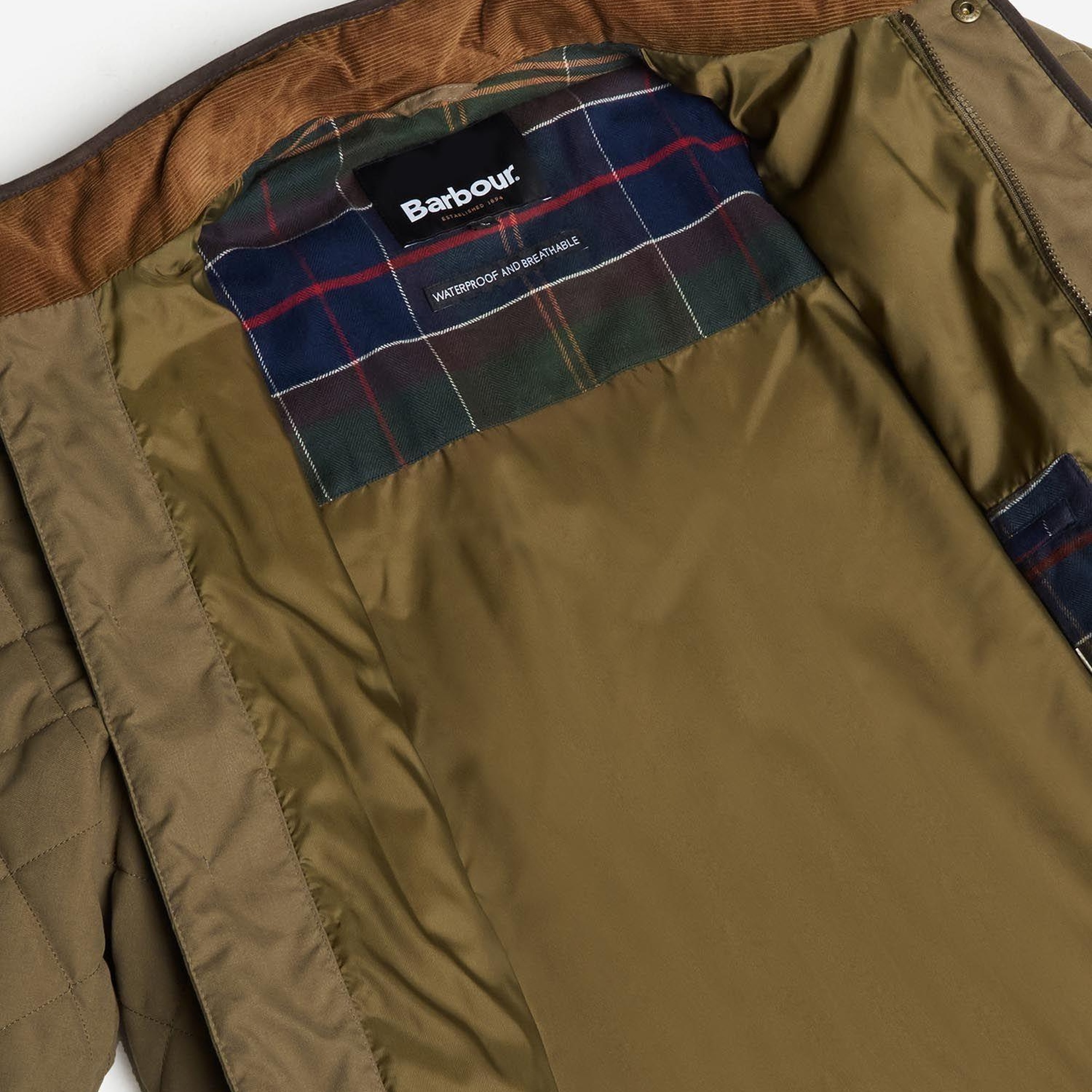 Barbour Waterproof Shoveler Kapitone Ceket