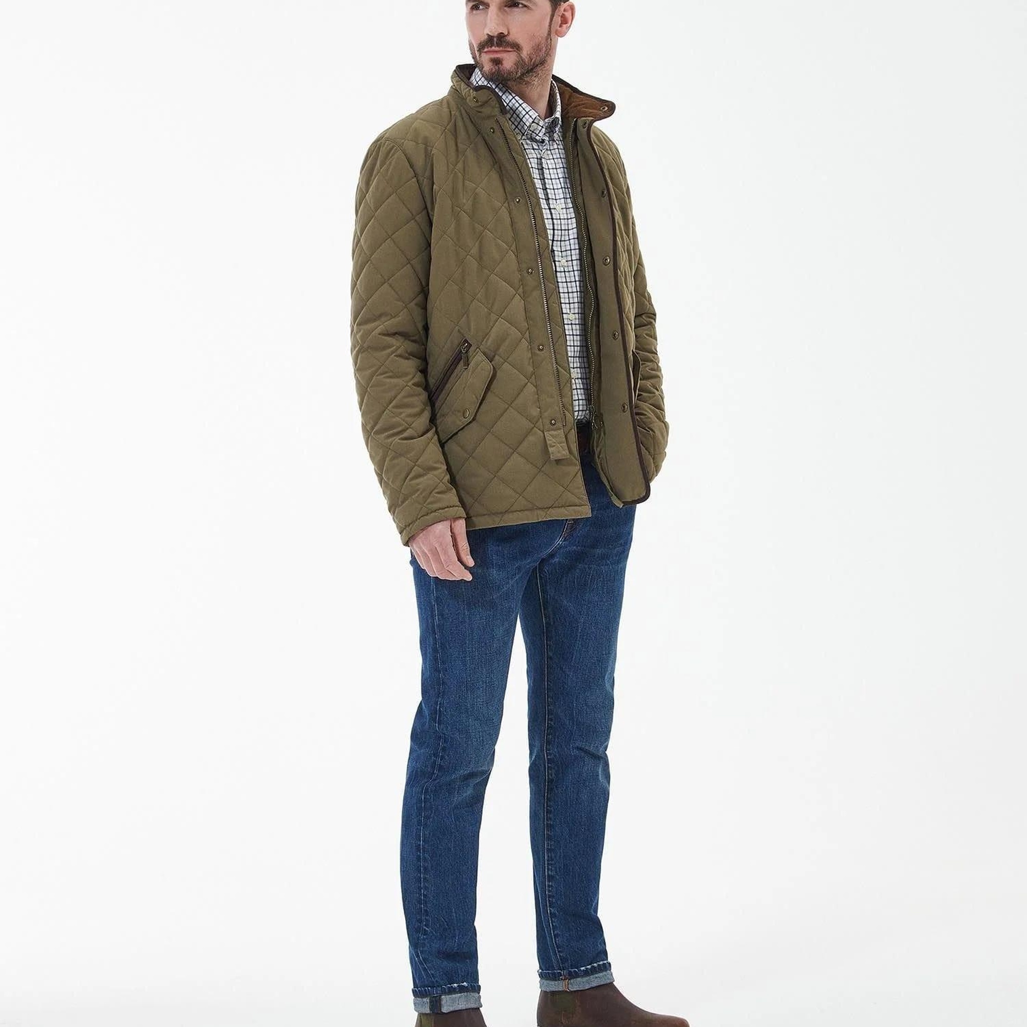 Barbour Waterproof Shoveler Kapitone Ceket