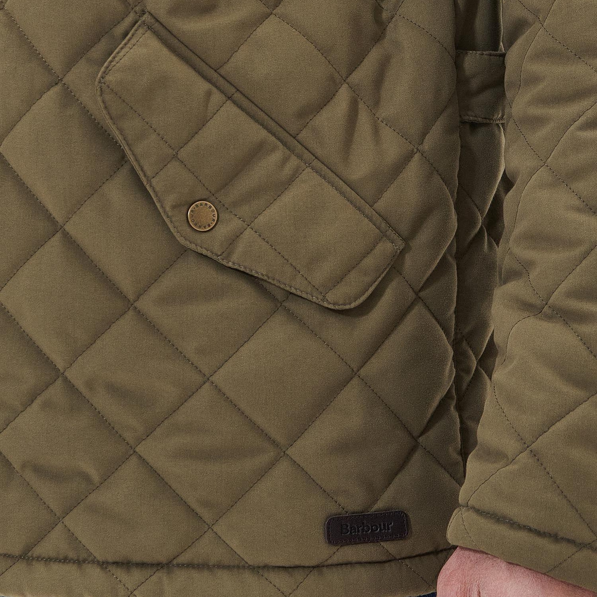 Barbour Waterproof Shoveler Kapitone Ceket