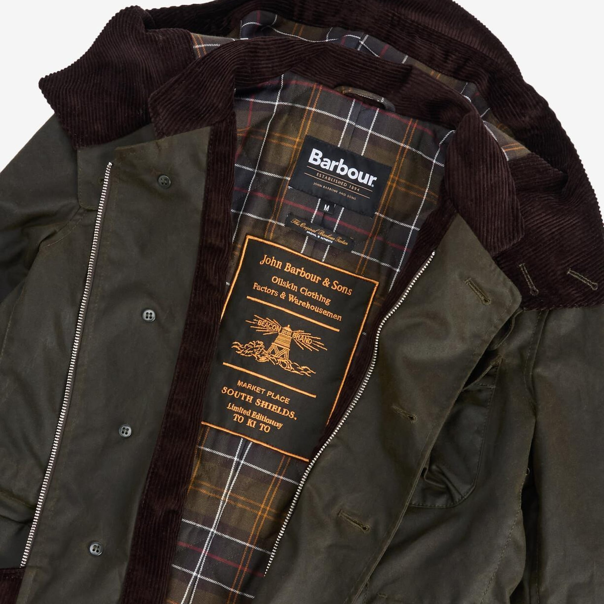 Barbour x TO KI TO Driving Yağlı Ceket