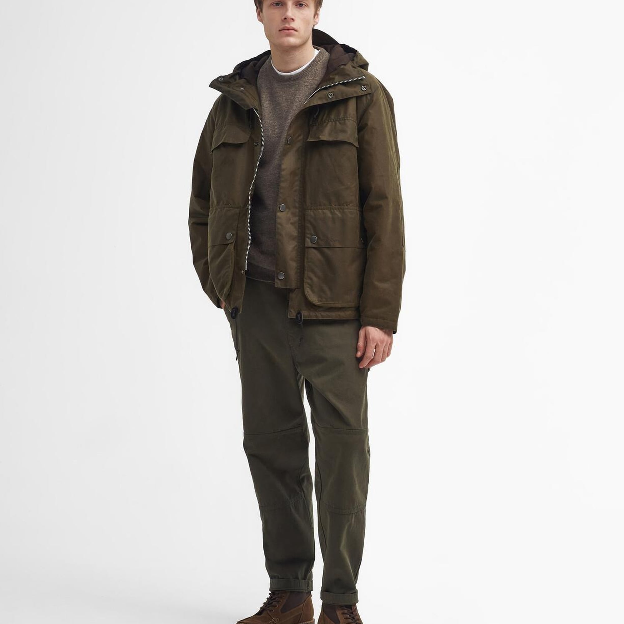 Barbour Re-Engineered Durham Yağlı Ceket