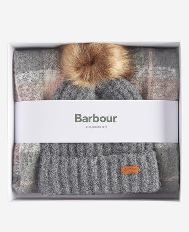  Barbour Saltburn Bere & Tartan Şal Seti