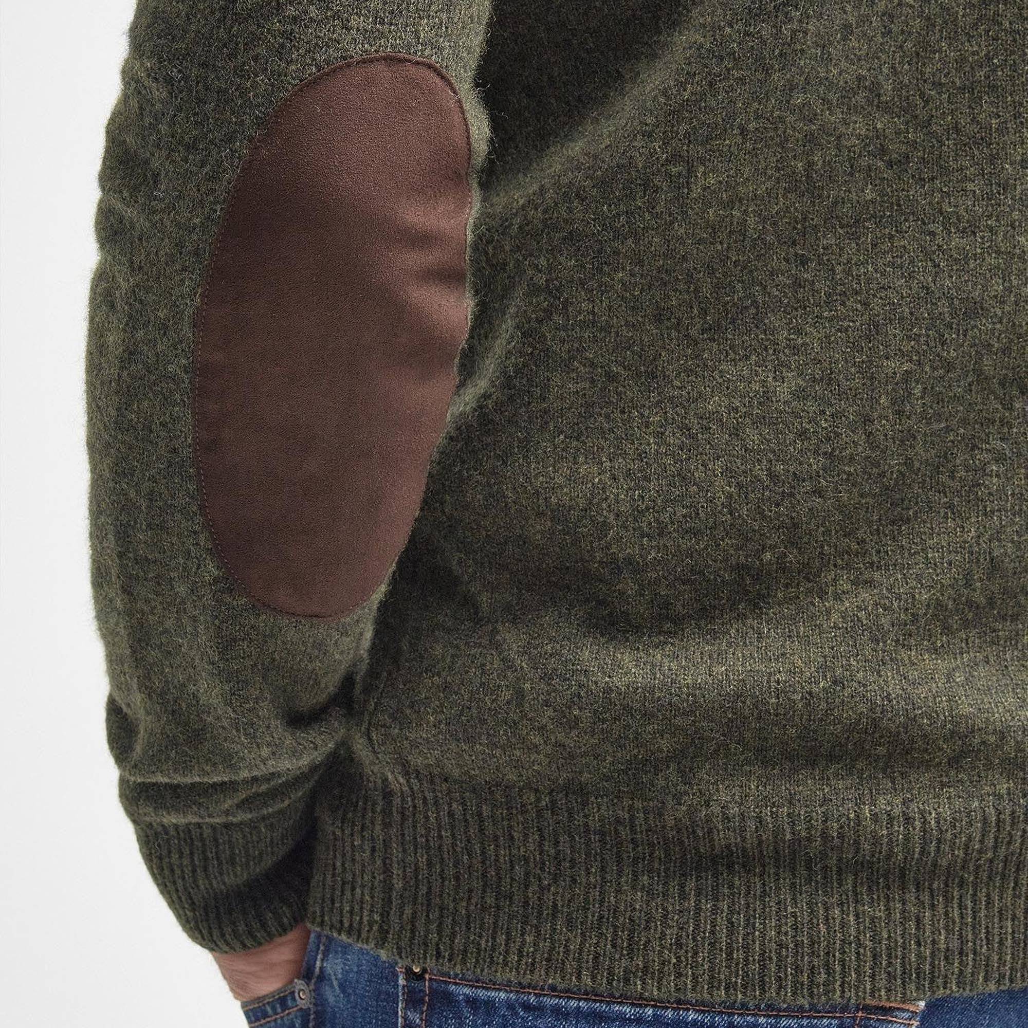 Barbour Patch Half Zip Kazak