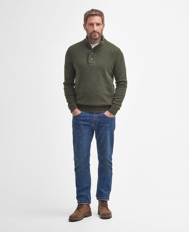  Barbour Patch Half Zip Kazak