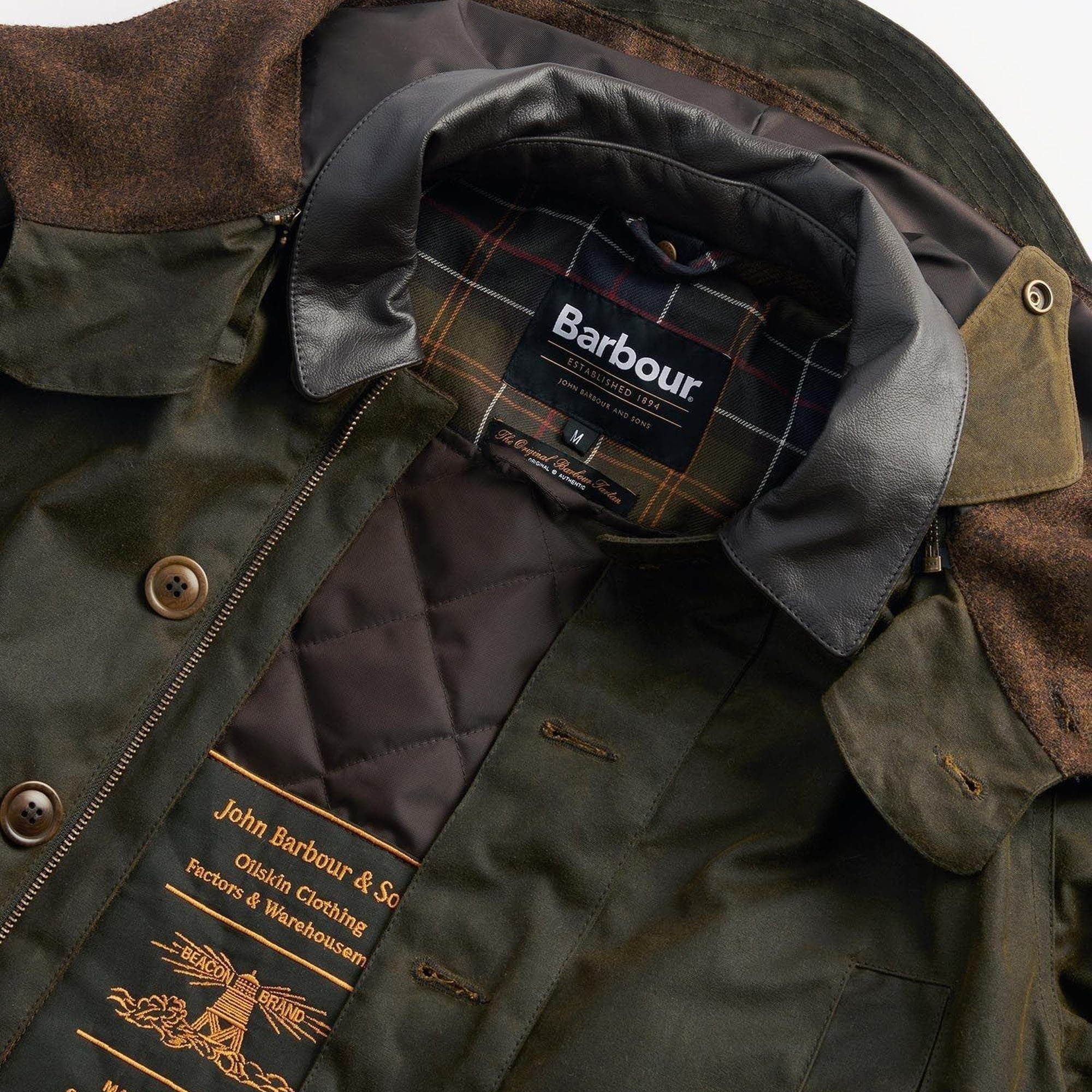 Barbour x TO KI TO Shoreman Yağlı Ceket