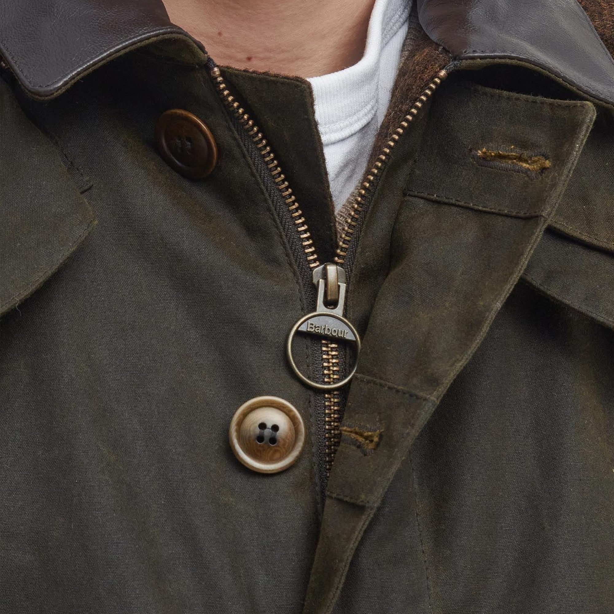 Barbour x TO KI TO Shoreman Yağlı Ceket