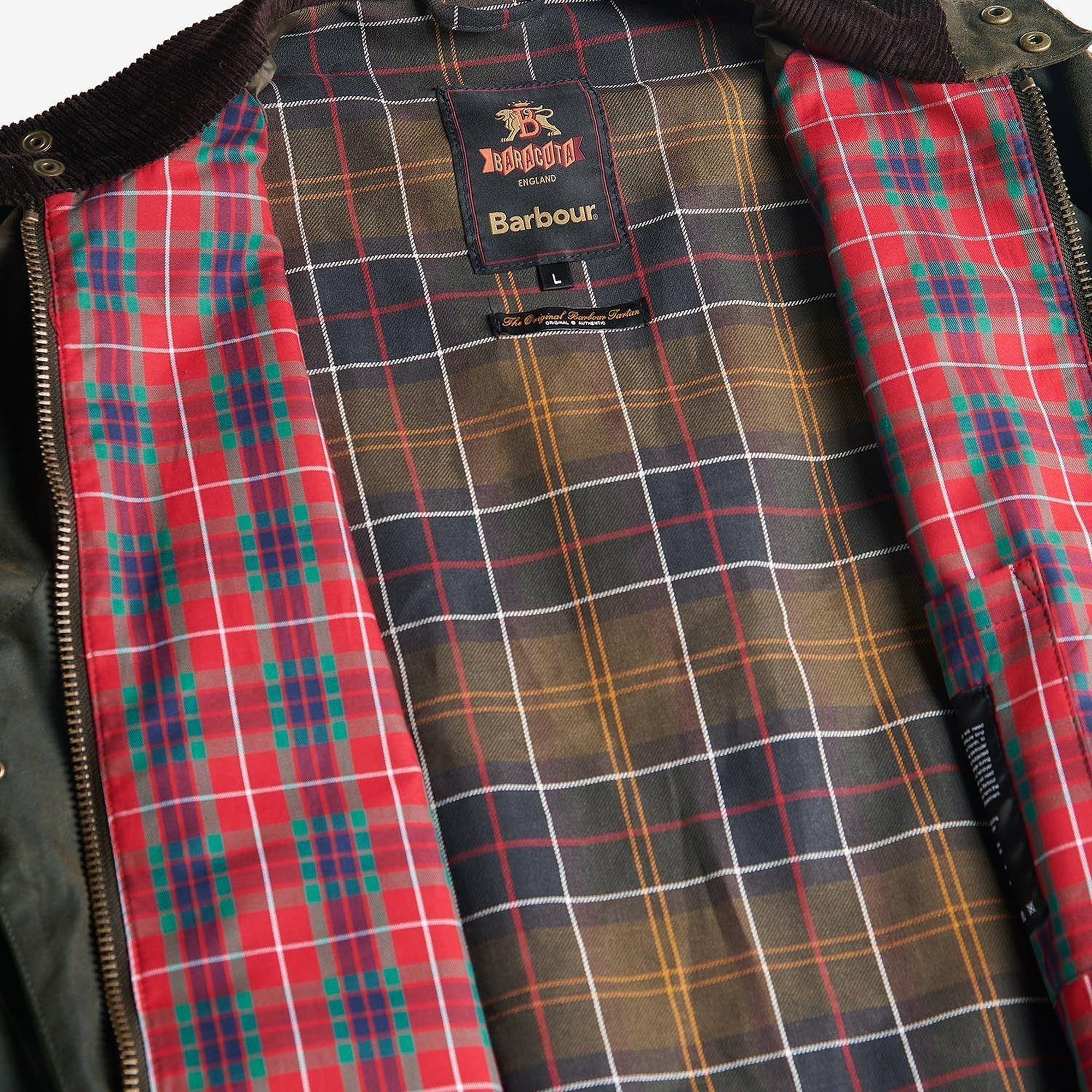 Barbour x Baracuta Porton Yağlı Ceket
