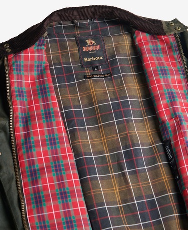  Barbour x Baracuta Porton Yağlı Ceket