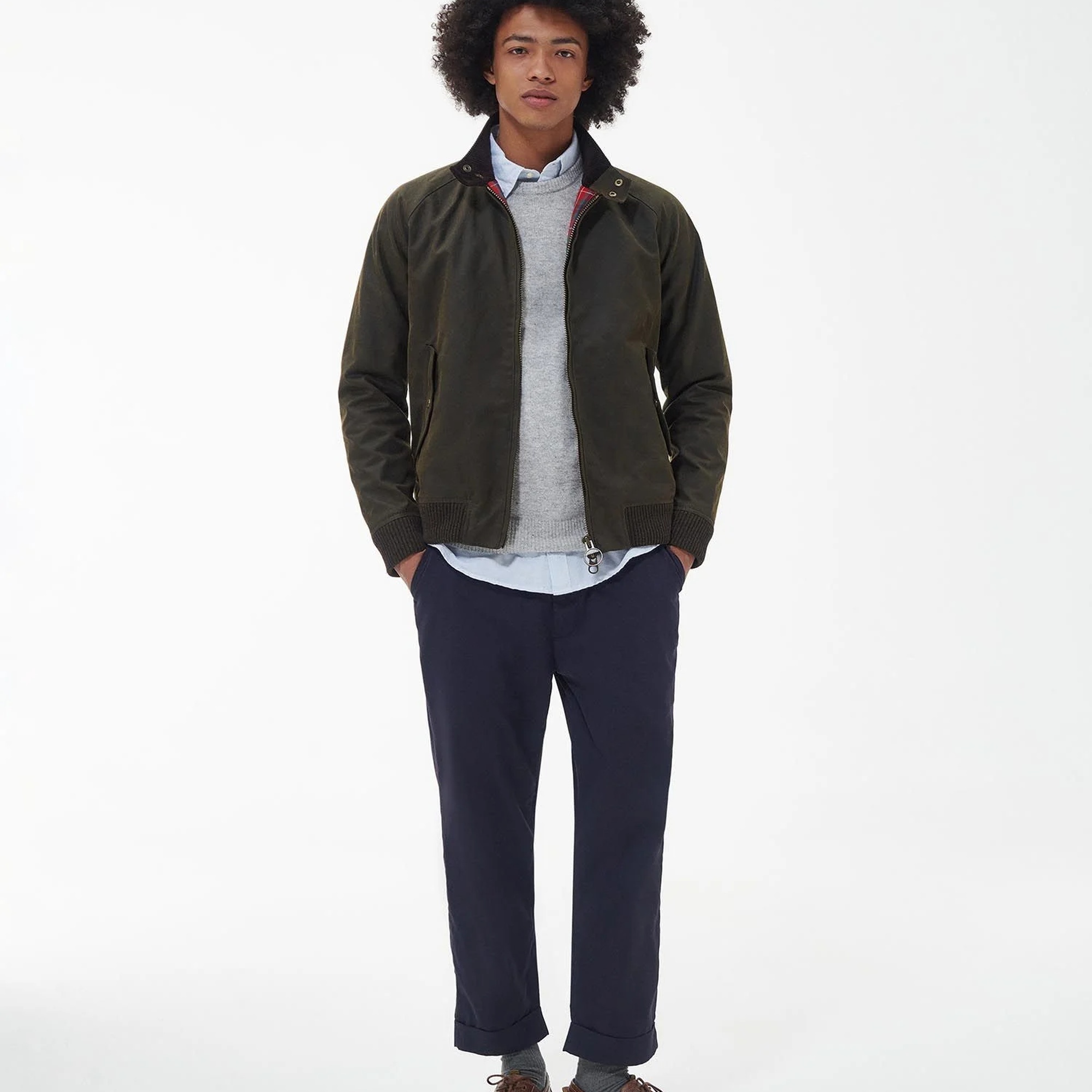 Barbour x Baracuta Porton Yağlı Ceket