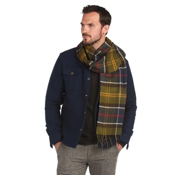  Barbour Yaxley Tartan Atkı