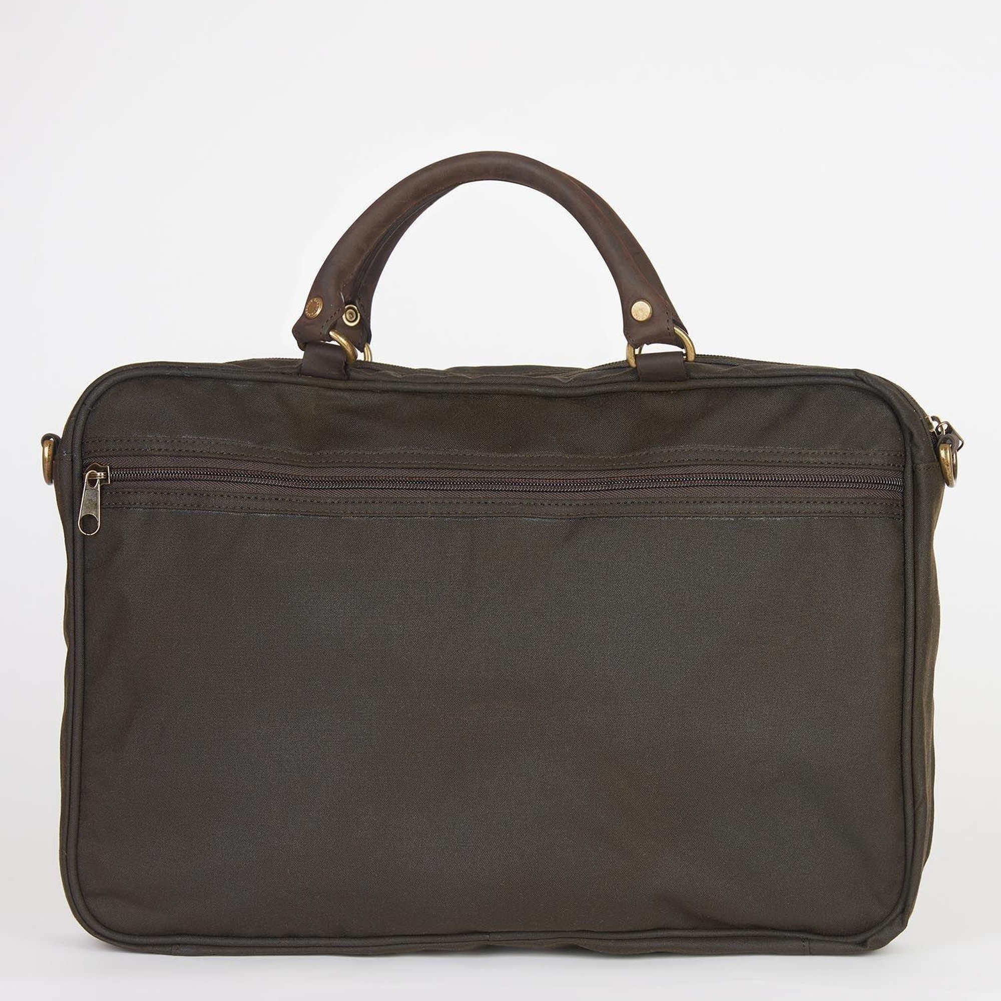 Barbour Yağlı Deri Evrak Çantası