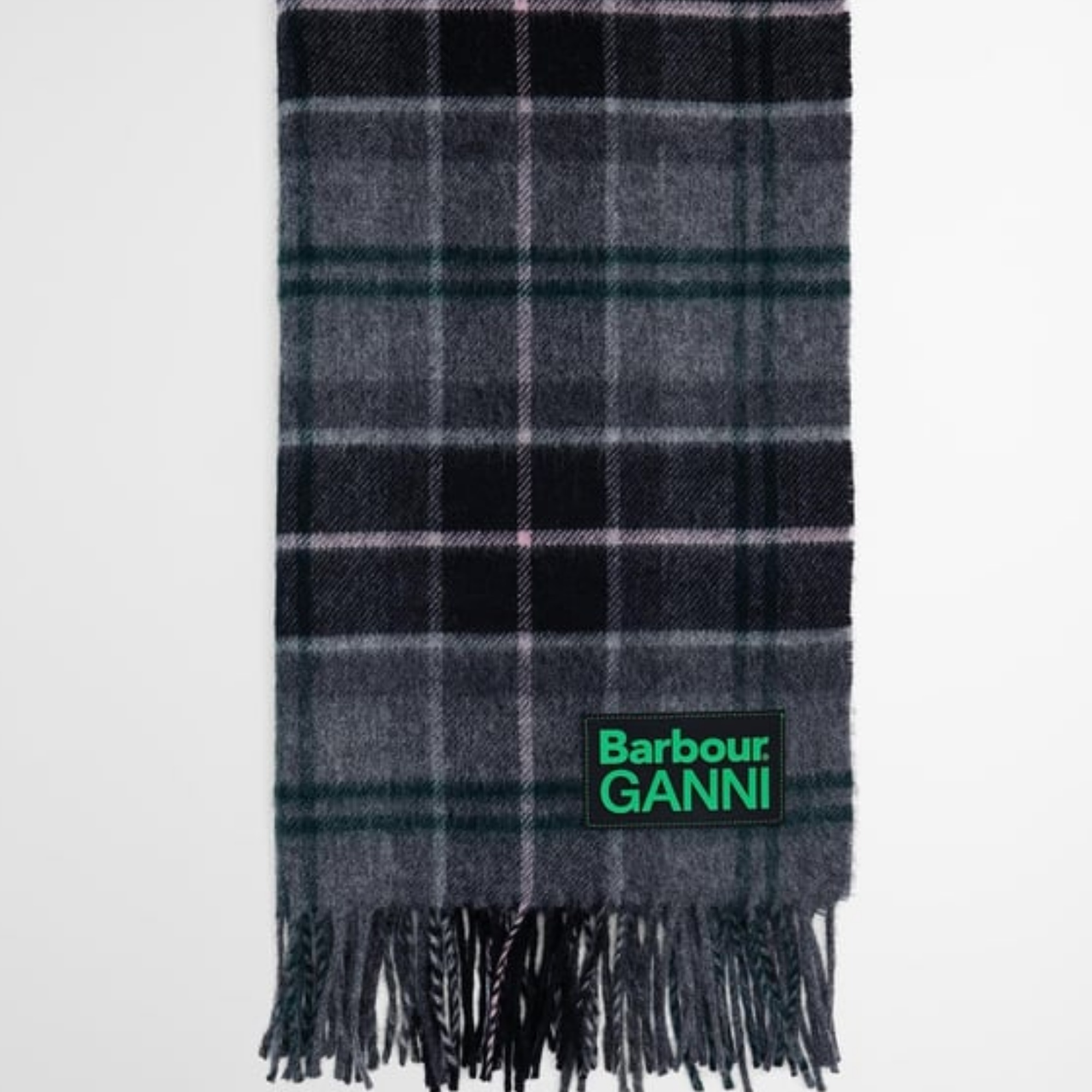 Barbour x GANNI Yün Atkı