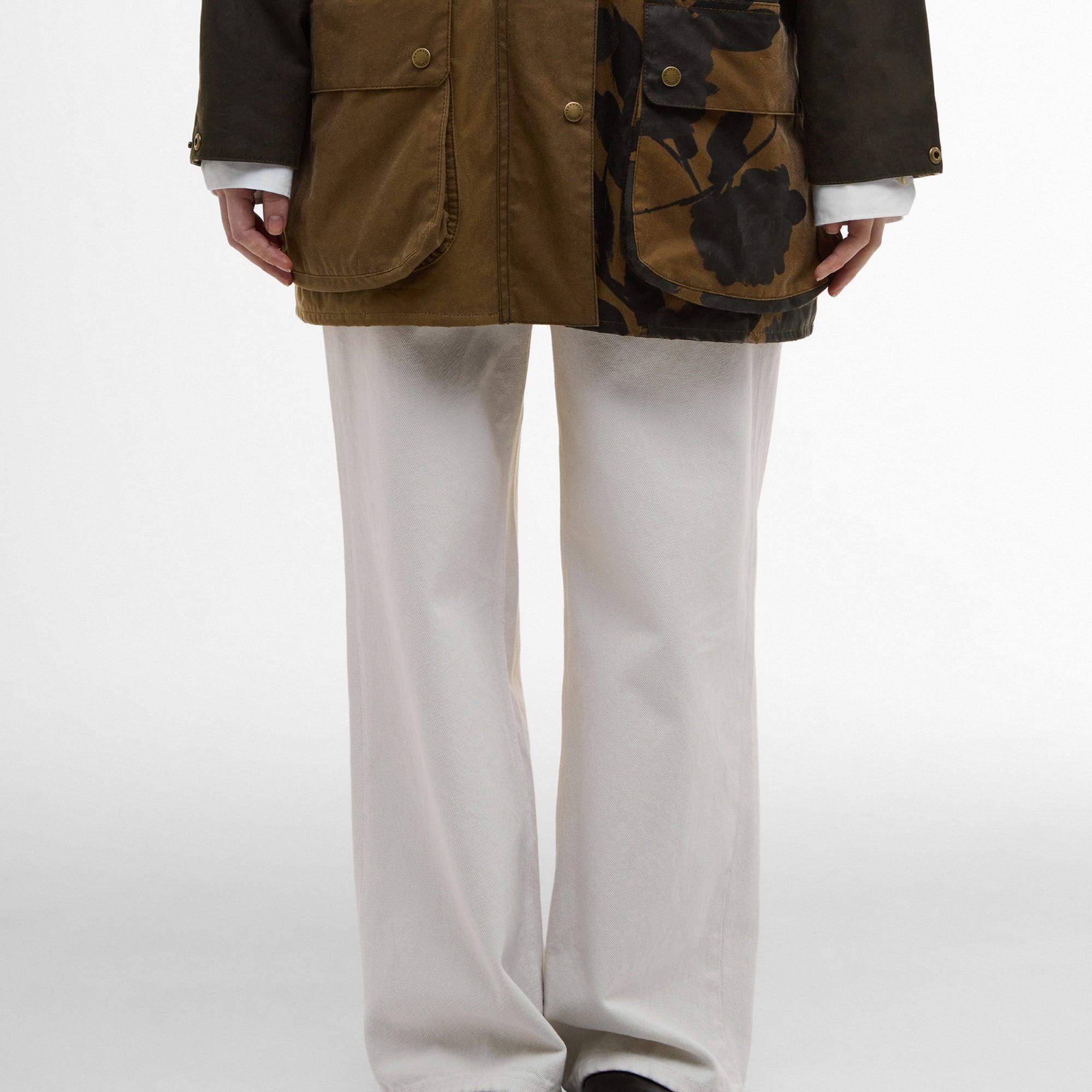 Barbour X Erdem Beauflower Yağlı Ceket