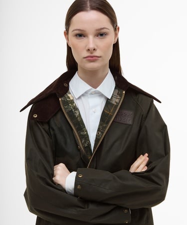  Barbour X Erdem Beauflower Yağlı Ceket