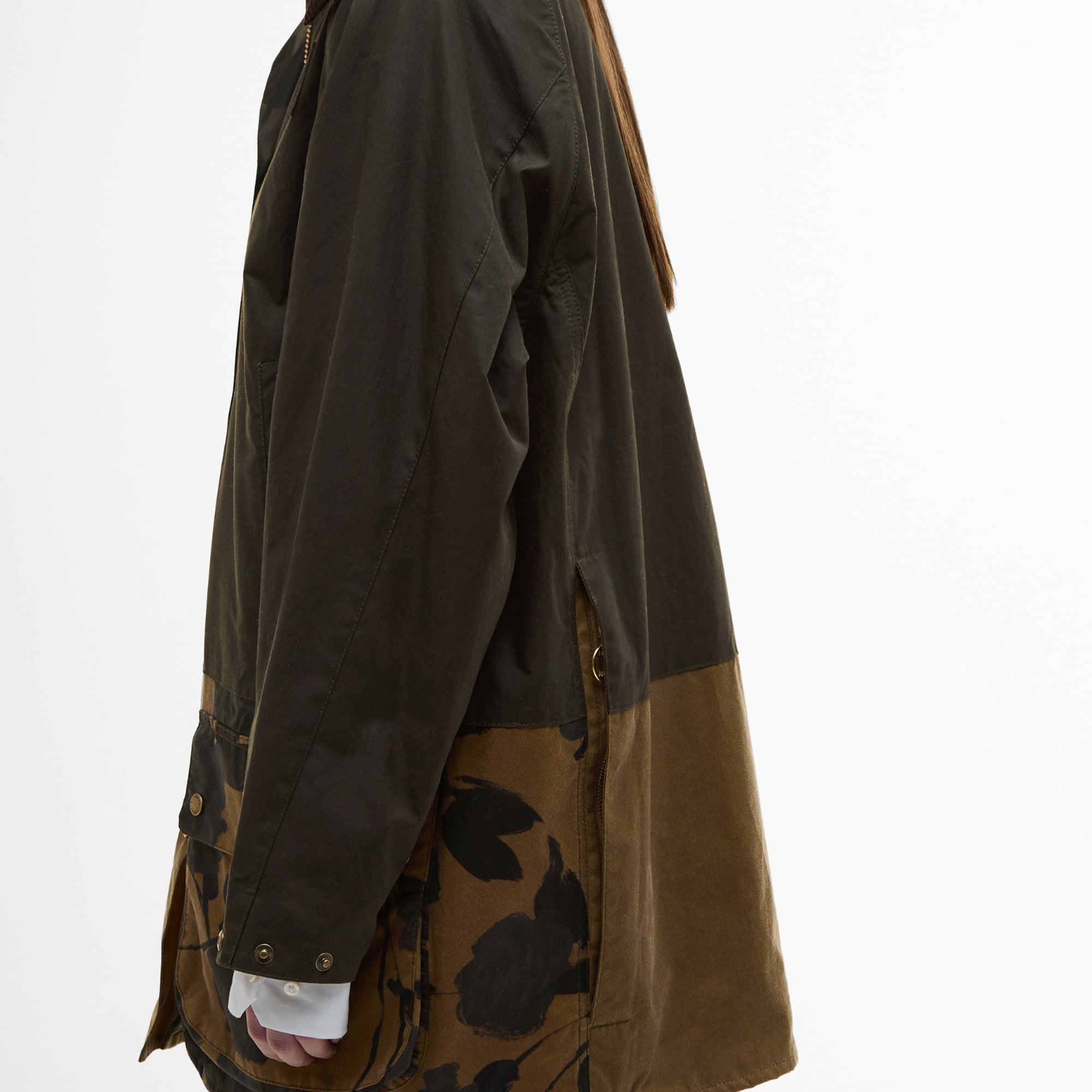 Barbour X Erdem Beauflower Yağlı Ceket