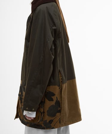  Barbour X Erdem Beauflower Yağlı Ceket