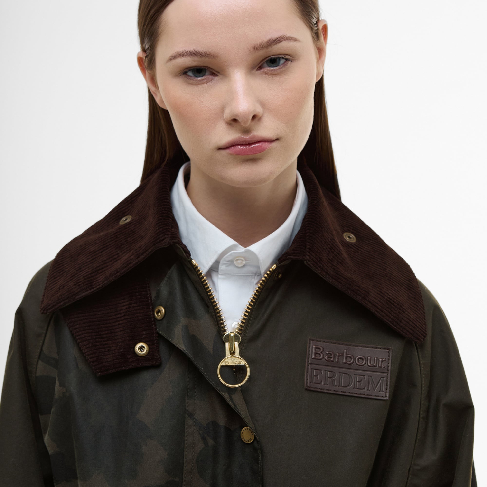 Barbour X Erdem Beauflower Yağlı Ceket