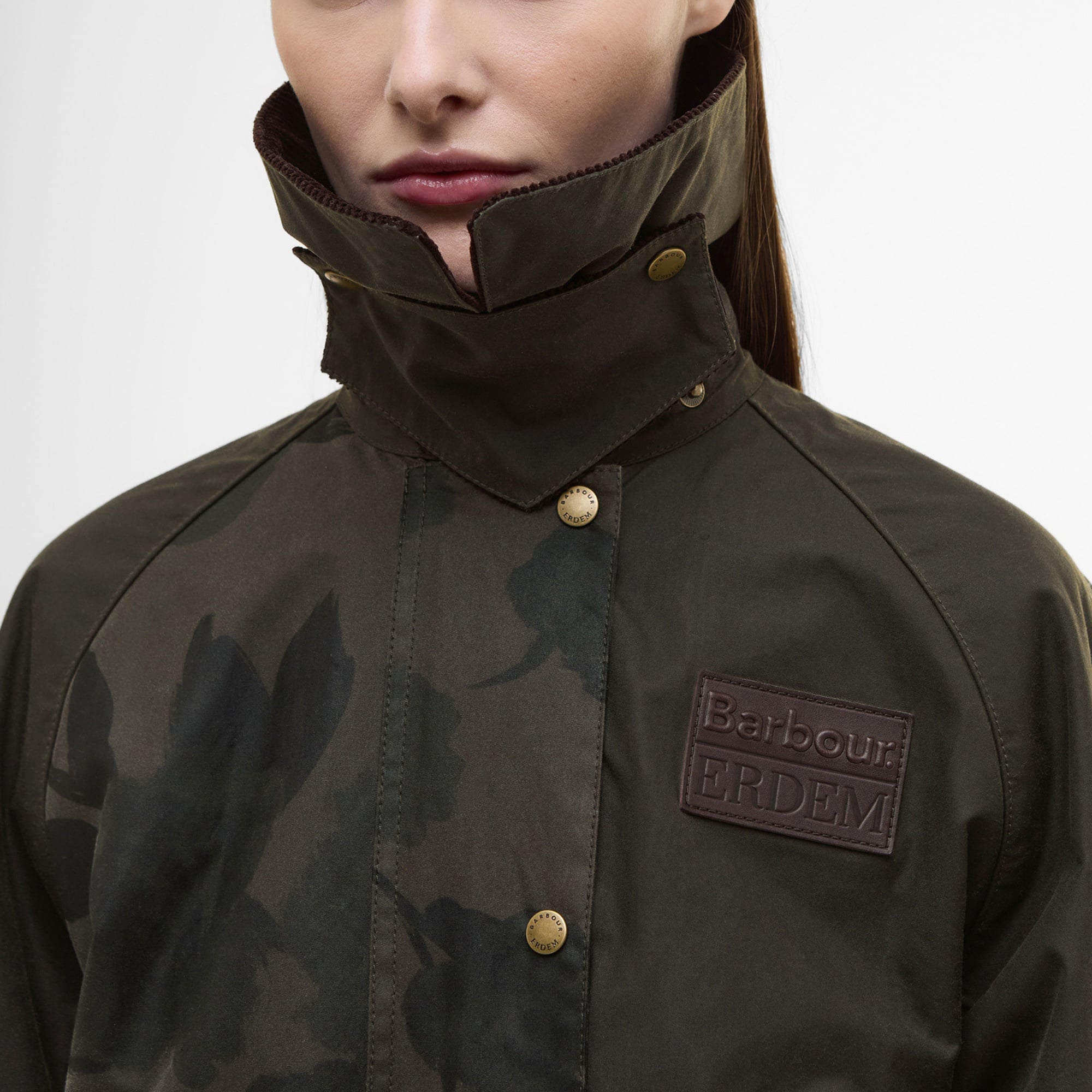 Barbour X Erdem Beauflower Yağlı Ceket