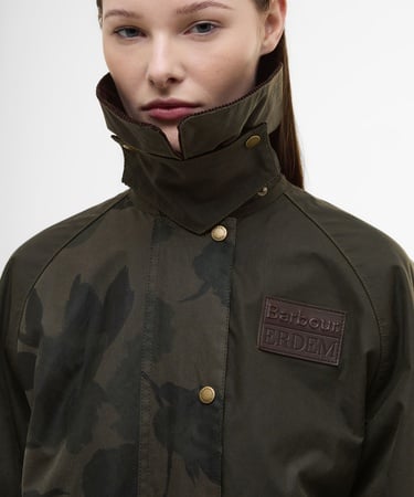  Barbour X Erdem Beauflower Yağlı Ceket