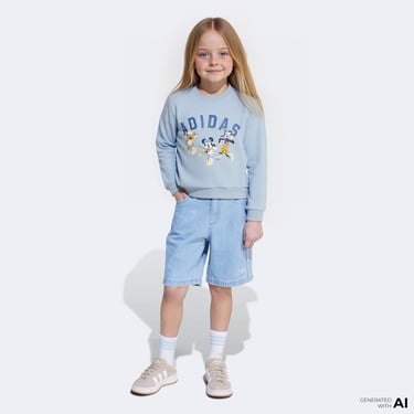  adidas X Disney Mickey Mouse Bebek Mavi Eşofman Takımı