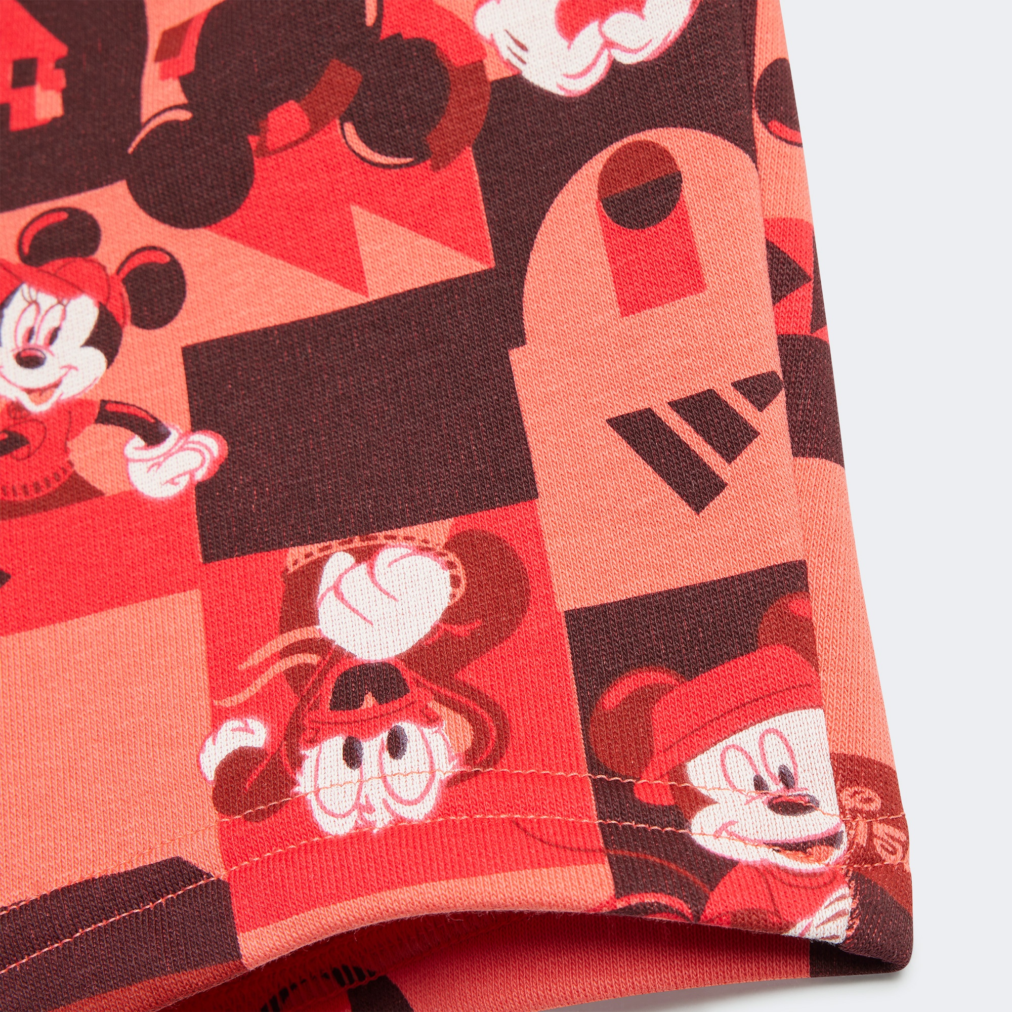 adidas Disney Mickey Mouse Çocuk Beyaz/Kırmızı Şort Takımı