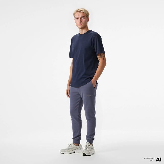  Champion Rib Cuff Erkek Gri Eşofman Altı