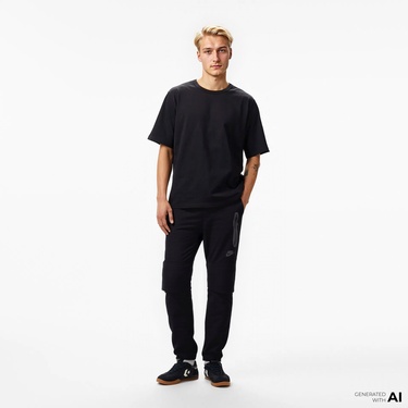  Nike Tech Woven Erkek Siyah Eşofman Altı