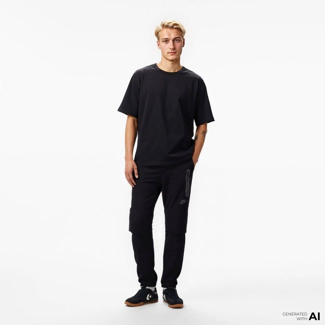  Nike Tech Woven Erkek Siyah Eşofman Altı