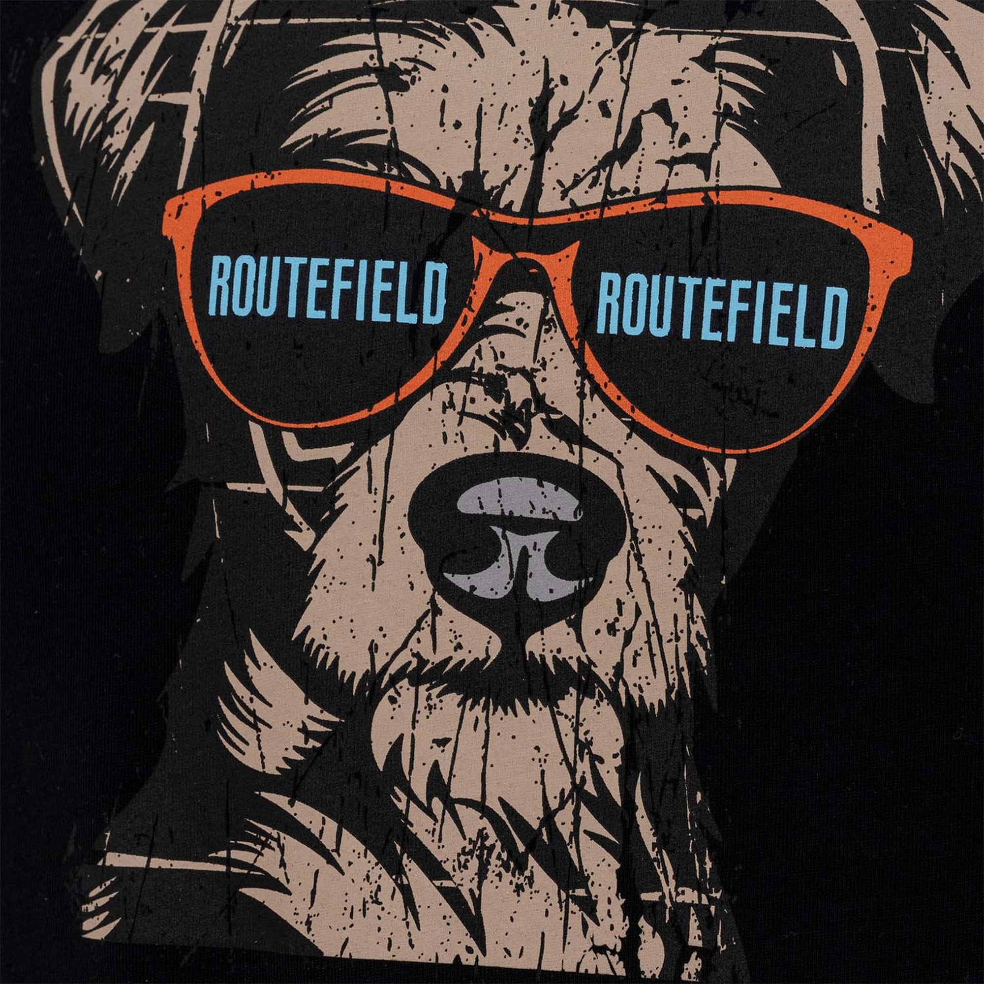 Routefield Tassilo Erkek Siyah Tişört